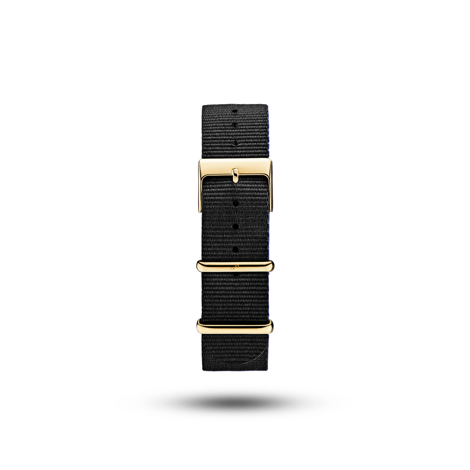 Nato - Black by AV86 durable one-piece nylon strap with quick-release spring bars and stainless steel pin buckle