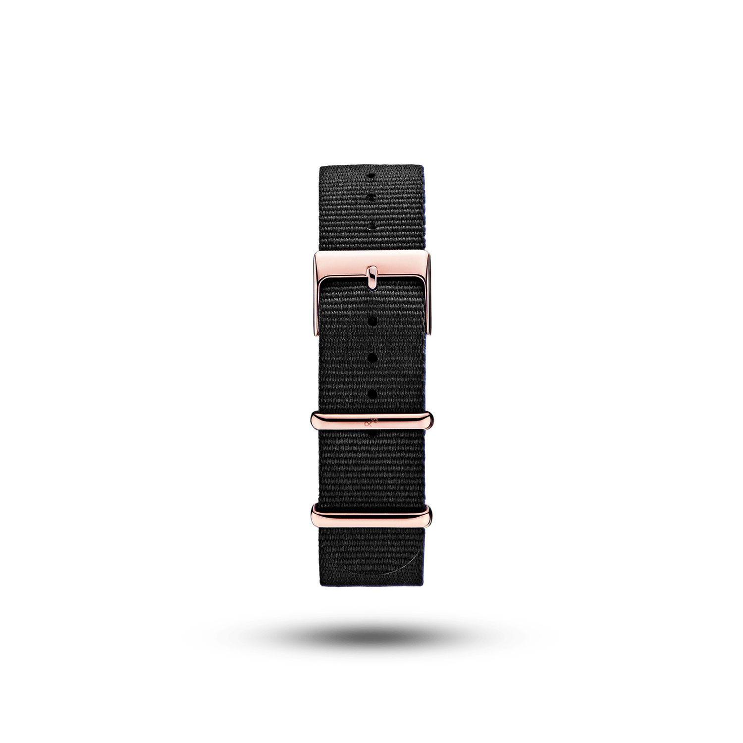 Nato - Black by AV86 nylon one-piece strap with quick release spring bars and stainless steel pin buckle designed for versatility