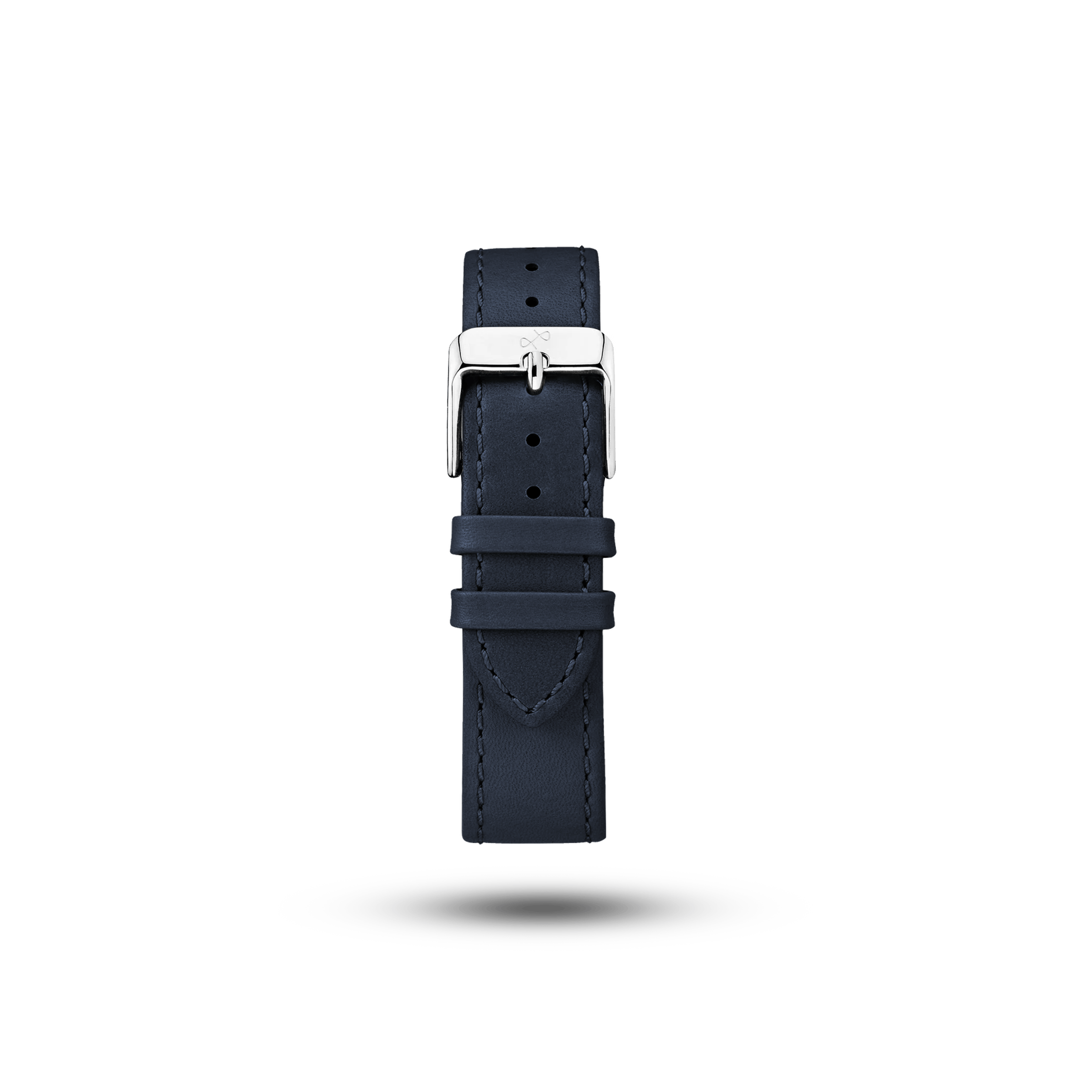 Leather (Classic) - Navy strap by AV86 crafted from high-quality vintage leather with refined stitching and polished buckle detail