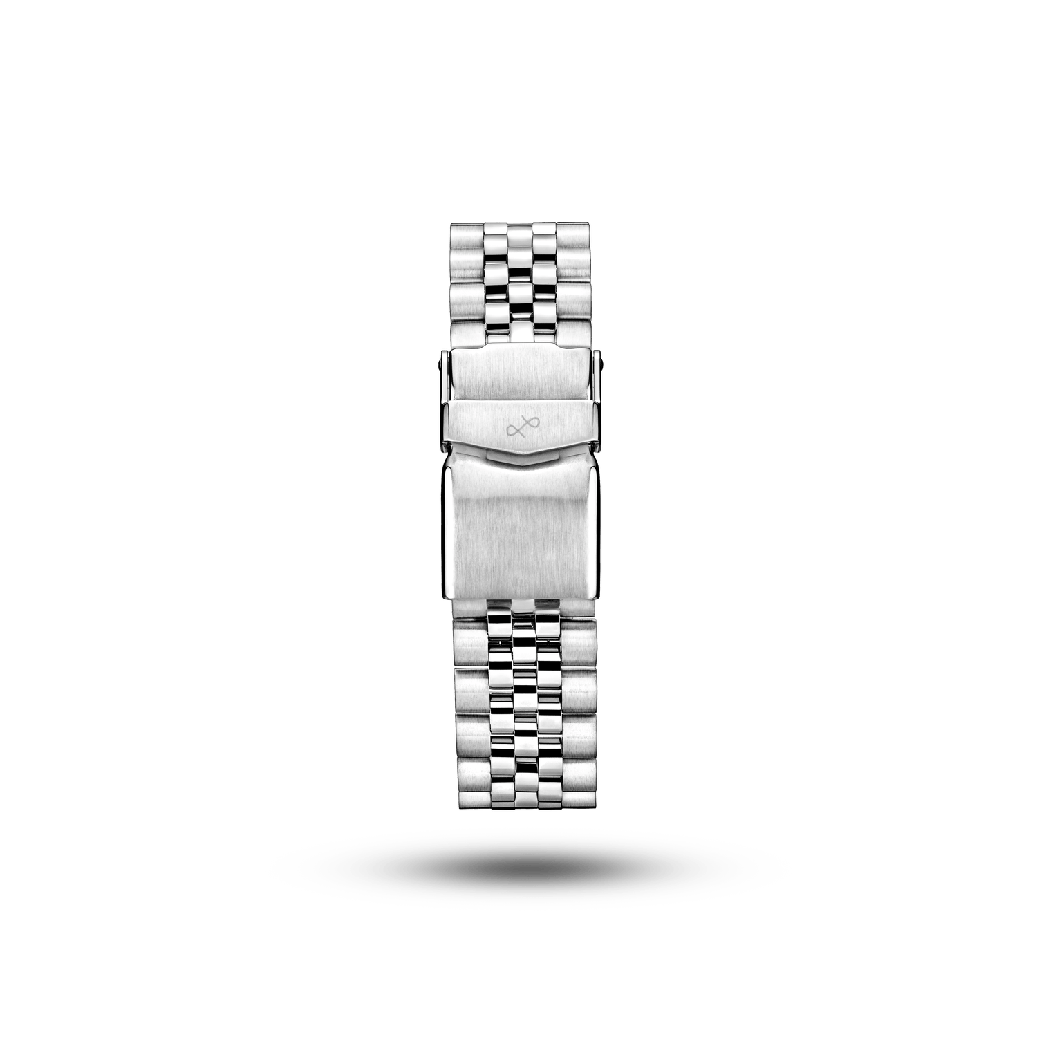5-Link Vintage - Bracelet by AV86 brushed and polished stainless steel 5-link design with deployant clasp and engraved logo lock