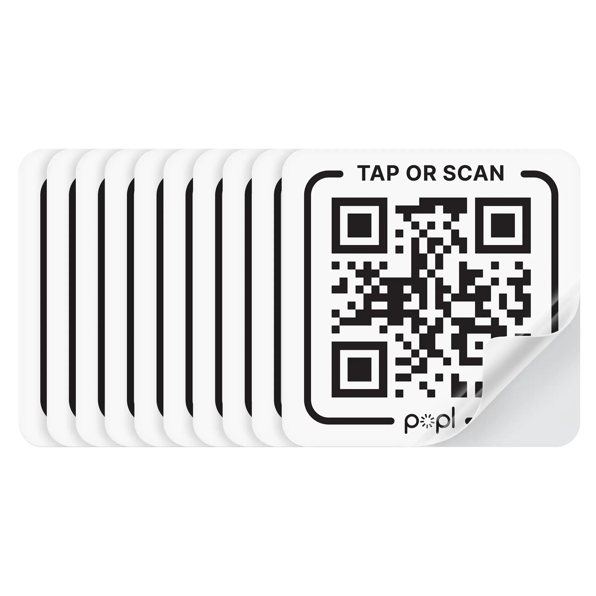 QR sticker - reorder access by AV86 pack of adhesive QR code labels for streamlined watch accessory reordering and customer convenience