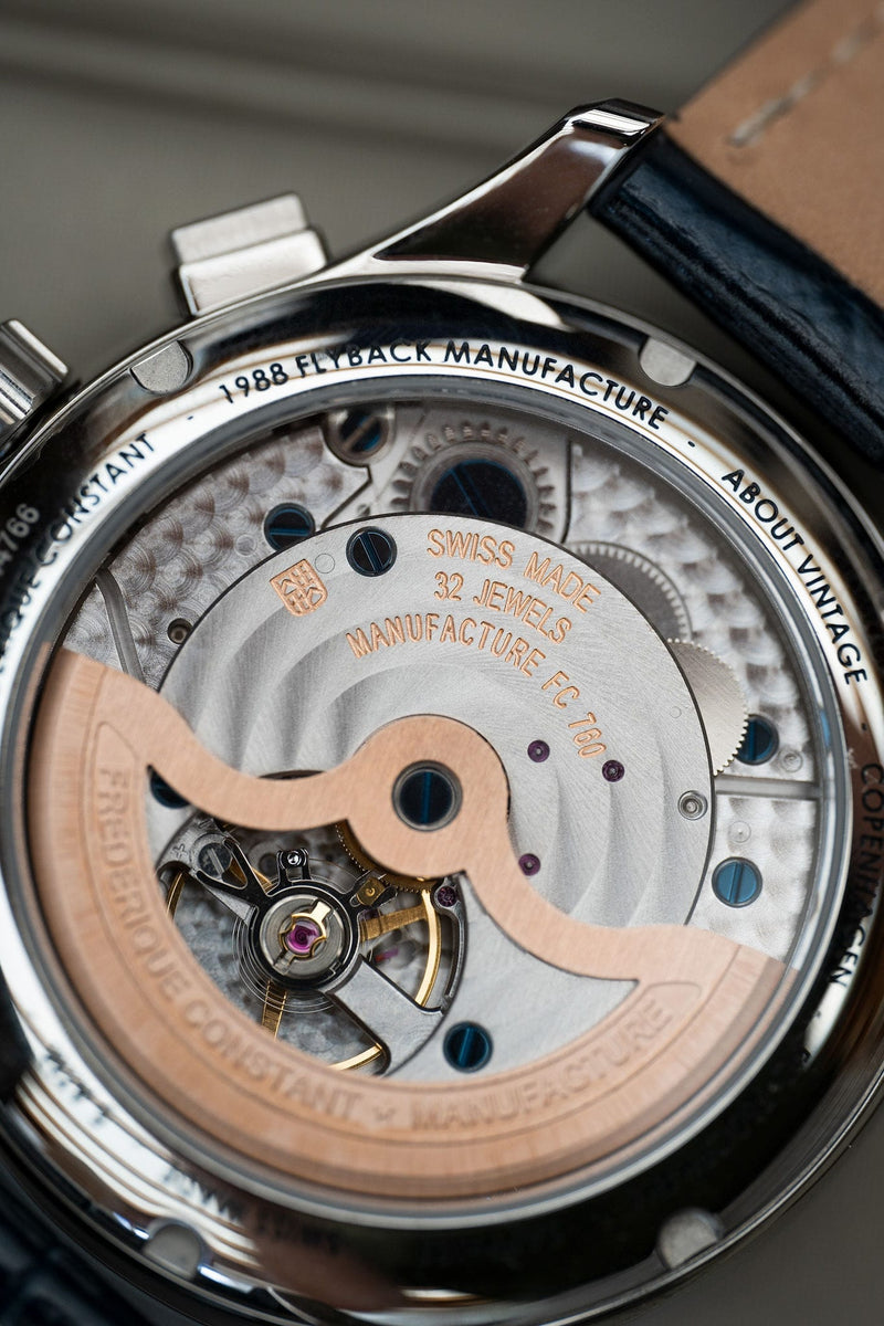 1988 Flyback, Chronograph / Limited Edition by AV86 automatic movement with sapphire crystal and visible rotor detailing