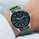 1926 At'sea Green Turtle Vintage – 39MM by AV86 vintage-inspired diver with sapphire crystal, compass bezel, and textured rubber strap
