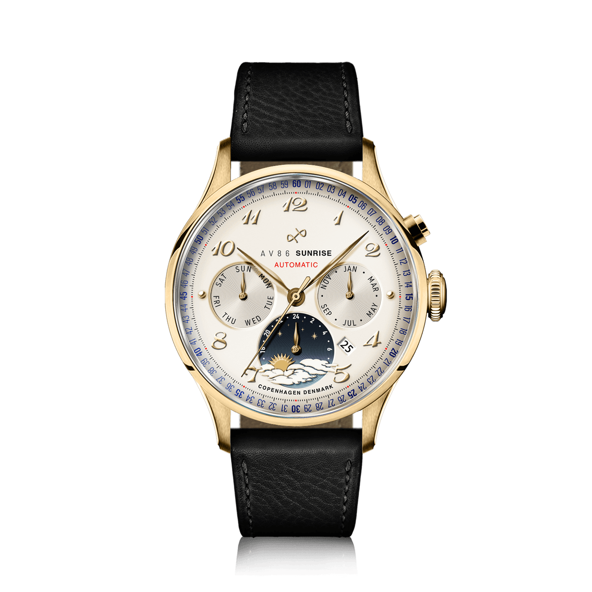 1564 Sunrise Automatic, Gold / Off White