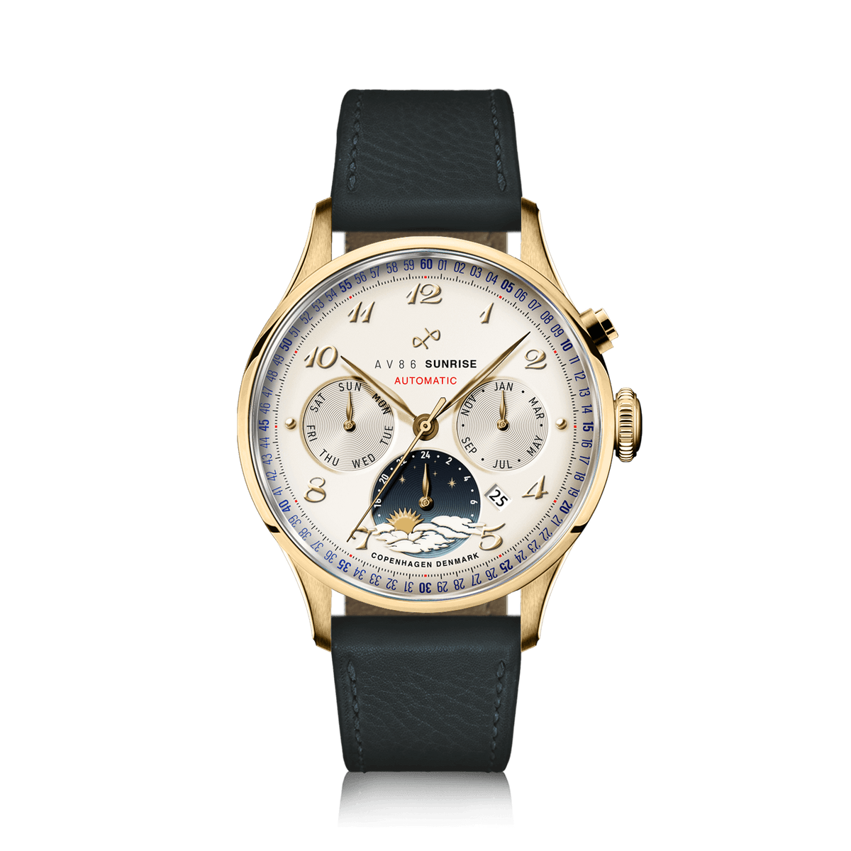 1564 Sunrise Automatic, Gold / Off White