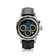 1564 Chronodate Automatic by AV86 features a sophisticated automatic chronograph with a deep blue dial, triple subdials for day, month, and 24-hour time, polished steel case, sapphire crystal, and a black leather strap, exemplifying Nordic minimalism and Danish design excellence.