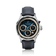 1564 Chronodate Automatic, Steel / Blue by AV86 features a vintage-inspired automatic chronograph with a deep blue dial, triple subdials for day, month, and 24-hour time, sapphire crystal, polished steel case, and a black leather strap, embodying Danish design and refined horological craftsmanship.