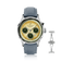 1564 Chronodate Automatic by AV86 vintage-inspired chronograph with sapphire crystal, leather strap, and multifunction subdials