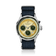 1564 Chronodate Automatic by AV86 vintage-inspired chronograph with sapphire crystal and textured fabric strap
