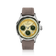 1564 Chronodate Automatic by AV86 vintage-inspired automatic chronograph with sapphire crystal and taupe leather strap