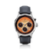 1564 Chronodate Automatic by AV86 vintage-inspired chronograph with sapphire crystal, automatic movement, and black leather strap