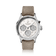 1564 Chronodate Automatic by AV86 features a textured dial with sapphire crystal, polished case, triple subdials for day, month, and 24-hour time, combined with a durable khaki Cordura fabric strap, reflecting refined Danish horological excellence and Nordic minimalism.