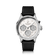 1564 Chronodate Automatic by AV86 showcases a vintage-inspired automatic chronograph with a finely textured dial, sapphire crystal, polished steel case, and triple subdials for day, month, and 24-hour time, paired with a black leather strap, exemplifying Danish horological sophistication and refined Nordic minimalism.