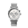 1564 Chronodate Automatic by AV86 showcases a vintage-inspired automatic chronograph with a finely textured white dial, sapphire crystal, polished steel case, triple subdials for day, month, and 24-hour time, paired with a stainless steel Bonklip bracelet, exemplifying refined Danish horological craftsmanship and understated Nordic minimalism.