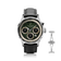 1564 Chronodate Automatic by AV86 vintage-inspired chronograph with sapphire crystal, automatic movement, and black leather strap