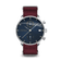 1815 Chronograph by AV86 with vintage-inspired dial, sapphire crystal, chronograph function, and textured fabric strap