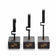 C-clip set (3 pcs.) by AV86 with minimalist wooden bases featuring Nordic minimalist design and precision craftsmanship