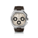 1904 Chrono, crafted by AV86, features a chronograph dial with three subdials, sapphire crystal, stainless steel case, and a dark brown leather strap, embodying Scandinavian minimalist luxury.