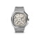 1904 Chronograph by AV86 with non-round steel case, vintage-inspired dial, sapphire crystal, and integrated steel bracelet strap