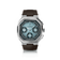 1904 Chronograph by AV86 with angular case, vintage-inspired dial, sapphire crystal, chronograph subdials, and rubber strap