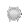 1934 Telechron by AV86 chronograph watch case back with engraved patterns and stainless steel finish