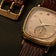 1954 Amalfi Mechanical by AV86 with polished cushion case, vintage dial, small seconds, sapphire crystal, and textured leather strap