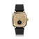 1954 Amalfi Mechanical by AV86 features a vintage-inspired mechanical watch with a gold-tone dial, sapphire crystal, and textured black strap