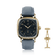 1954 Amalfi Mechanical, Gold / Midnight Blue by AV86 luxury dress watch with sapphire crystal, mechanical small seconds, and leather strap