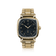 1954 Amalfi Mechanical, Gold / Midnight Blue by AV86 luxury dress watch with mechanical small seconds, gold case, and metal bracelet