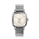 1954 Amalfi Mechanical, Steel / Off White by AV86, vintage-inspired watch with steel bracelet and off-white dial in Danish design style