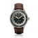 1956 Marine Automatic, Steel / Green by AV86 with vintage-inspired green dial, steel case, and brown leather strap luxury timepiece