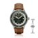1956 Marine Automatic, Steel / Green with vintage-inspired dial, brown leather strap, and AV86 craftsmanship in Danish Design style