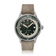 1956 Marine Automatic, Steel / Green by AV86 features a vintage-inspired dial, green bezel, and durable fabric strap.