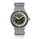 1956 Marine by AV86 vintage-inspired diver watch with sapphire crystal, unidirectional bezel, and textured fabric strap