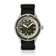 1956 Marine by AV86 vintage-inspired diver with sapphire crystal, rotating bezel, and black textured fabric strap