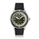1956 Marine by AV86 vintage-inspired diver watch with sapphire crystal, compass bezel, and black textured fabric strap