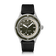 1956 Marine by AV86 vintage-inspired diver with sapphire crystal, rotating bezel, and black leather strap