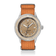 1956 Marine Automatic, Steel / Sand by AV86 featuring a vintage-inspired dial and durable orange fabric strap luxury timepiece