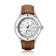 1956 Marine by AV86 luxury diver with vintage-inspired dial, sapphire crystal, rotating bezel, and brown leather strap