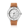 1956 Marine by AV86 vintage-inspired diver with sapphire crystal, compass bezel, and tan leather strap