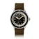 1956 Marine by AV86 vintage-inspired diver with sapphire crystal, rotating bezel, and olive fabric strap, Nordic minimalist design