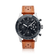 1960 Racing Chronograph by AV86 with vintage-inspired dial, sapphire crystal, tachymeter bezel, and perforated brown leather strap