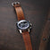 1960 Racing Chronograph by AV86 vintage-inspired luxury chronograph with sapphire crystal and perforated brown leather strap