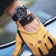 1960 Racing Chronograph by AV86 vintage-inspired automatic with sapphire crystal, chronograph dial, and leather strap in a lifestyle setting
