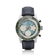 1960 Racing Chronograph, Steel / Sky Blue & Green