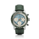 1960 Racing Chronograph, Steel / Sky Blue & Green