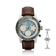 1960 Racing Chronograph, Steel / Sky Blue & Green