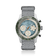 1960 Racing Chronograph, Steel / Sky Blue & Green