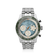 1960 Racing Chronograph, Steel / Sky Blue & Green