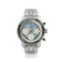 1960 Racing Chronograph, Steel / Sky Blue & Green